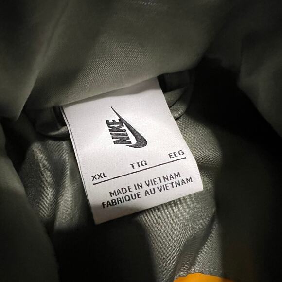 Nike Lab Solo Swoosh Satin Bomber Jacket Mens XXL Dn1266 Tan - Picture 7 of 9